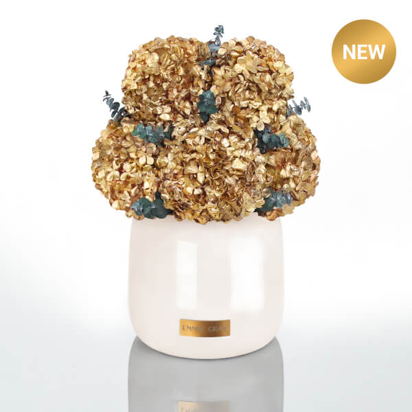 Premium Metallic Signature Hydrangea Infinity | Gold | L