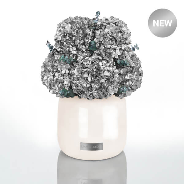 Premium Metallic Signature Hydrangea Infinity | Silver | L